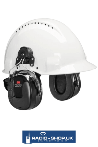 Helmet Mounted HRXS221P3E - 3M PELTOR WorkTunes Pro AMFM Radio Headset - Black - SNR =31dB