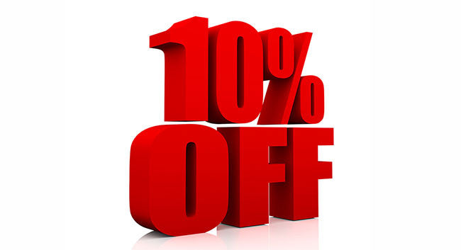 END OF MONTH MADNESS - 10% OFF EVERYTHING!