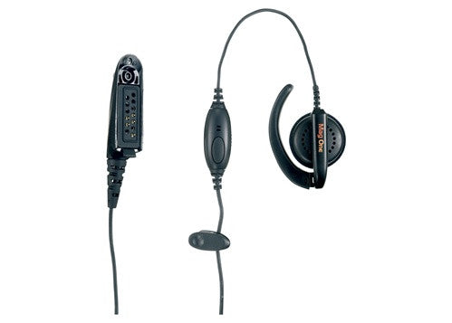 Mag One D-Shell Earpiece with In-Line Mic & PTT