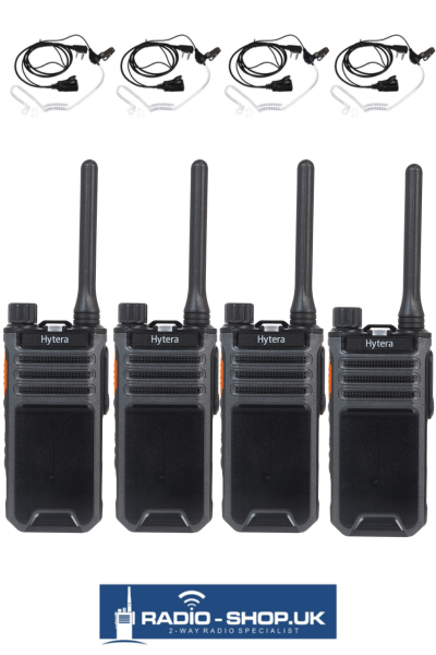 Hytera BP515 Quad Pack with Earpieces