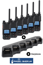 Hytera_BP565_Six_Pack_with_Earpieces