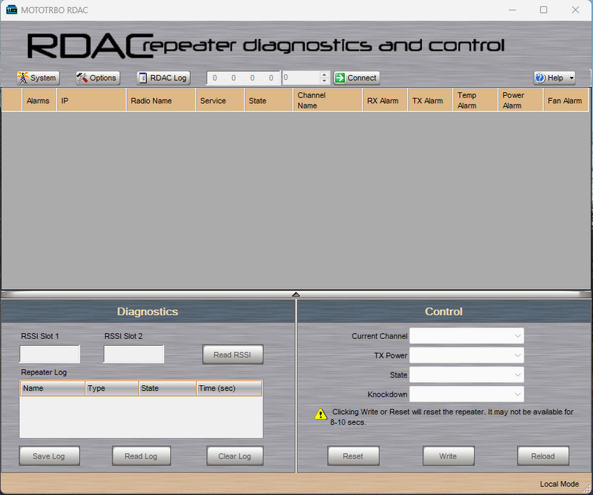 Gsk Rdac MOTOTRBO Repeater Diagnostics And Control (RDAC) application for ...
