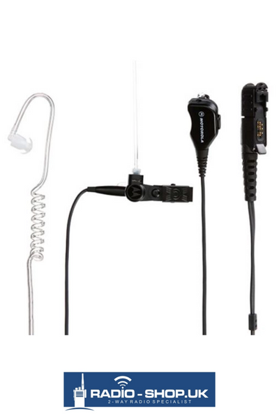 Motorola 2-Wire DP1400 Earpiece with clear acoustic tube (Black) - PMLN6530A
