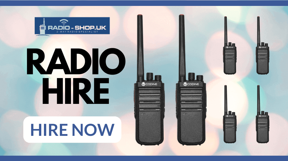 Two Way Radio Hire UK Wide - 6 Pack