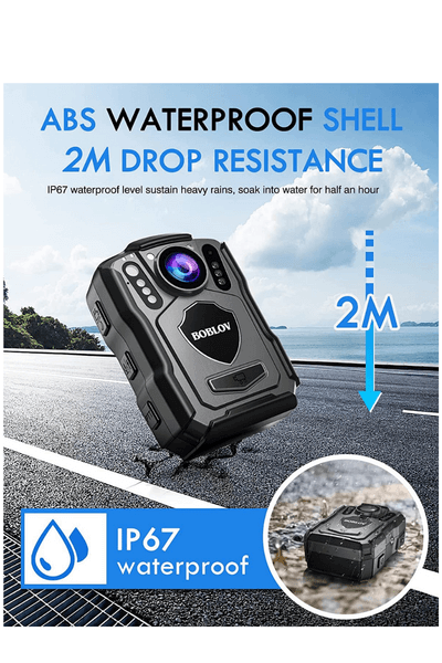 Body Camera 64GB With 4200mAh Battery