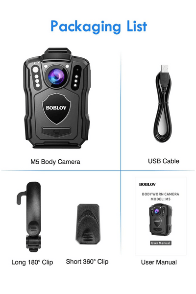 Body Camera 64GB With 4200mAh Battery