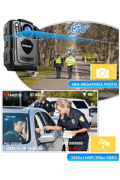 Body Camera 64GB With 4200mAh Battery