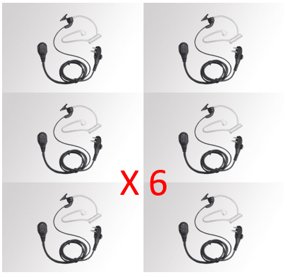 Bundle - Hytera Earpiece with in-line PTT, transparent acoustic tube and volume control - EAM12_Radio-Shop UK