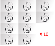 Bundle - Hytera Earpiece with in-line PTT, transparent acoustic tube and volume control - EAM12_Radio-Shop UK