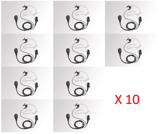 Bundle - Hytera Earpiece with in-line PTT, transparent acoustic tube and volume control - EAM12_Radio-Shop UK