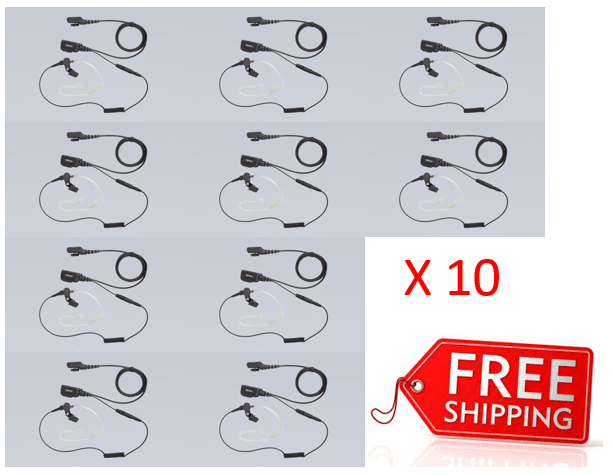 Bundle - Hytera Detachable Earpiece with Transparent Acoustic Tube for PD700 Series - EAN23_Radio-Shop UK