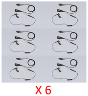 Bundle - Hytera Detachable Earpiece with Transparent Acoustic Tube for PD700 Series - EAN23_Radio-Shop UK