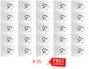 Bundle - Hytera Receive-Only C Style Earpiece (for use with PTT & MIC cable) - EH-01_Radio-Shop UK