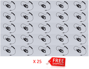 Bundle - Hytera Receive Only Adjustable Earhook with Swivel Speaker (for use with PTT & MIC cable) - EH-02_Radio-Shop UK