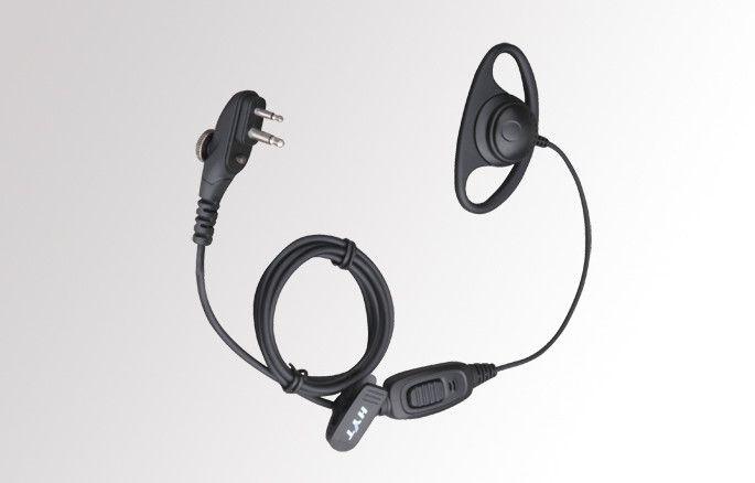Hytera D-type earpiece with in-line PTT & volume control - EHM15_Radio-Shop UK