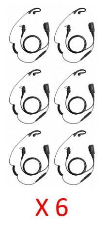Bundle - Hytera EHM19 Earpiece in C module with inline-MIC PTT_Radio-Shop UK