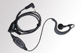Hytera C-shape earpiece with in-line mic/PTT with VOX function (switchable) - EHS09_Radio-Shop UK