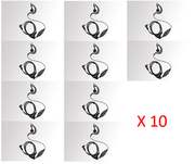 Bundle - Hytera C-shape earpiece with in-line mic/PTT with VOX function - EHS12_Radio-Shop UK