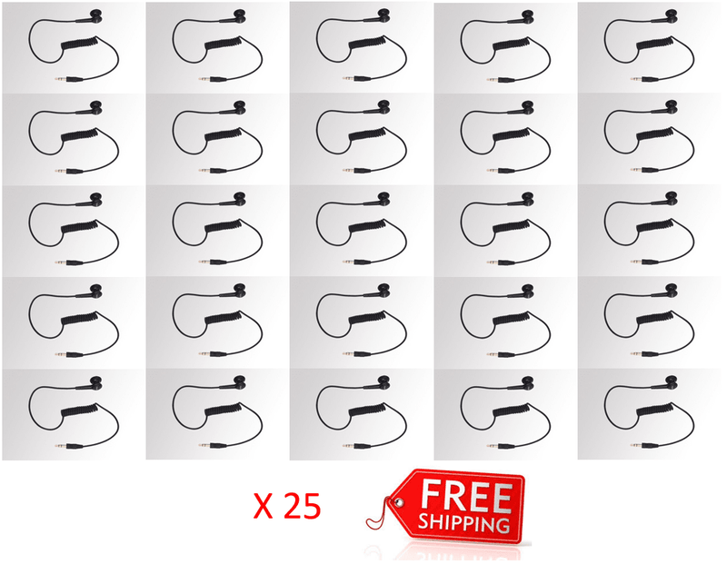 Bundle - Hytera Receive Only Earbud for use with PTT & MIC cable - ES-01_Radio-Shop UK