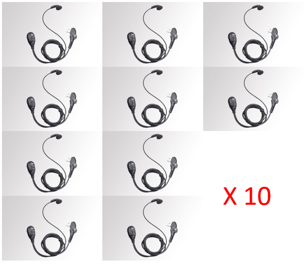 Bundle - Hytera Earbud with in-line PTT and volume control - ESM12_Radio-Shop UK