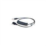 FLEX Downlead to ICOM 2-pin with right angled plug, screw-in connector - FL6U-64_Radio-Shop UK