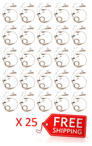 Bundle - Hytera 3-wire Dual-PTT Surveillance Earpiece with Transparent Acoustic Tube (Beige) - EAN19_Radio-Shop UK