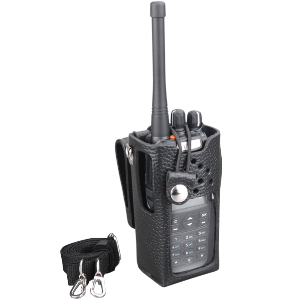 Leather Carrying Case with Swivel Belt Clip - LCBY22_Radio-Shop UK