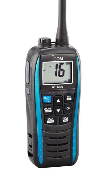 Icom IC-M25 Floating Marine Two Way Radio - Blue_Radio-Shop UK