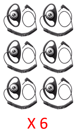 Bundle - Motorola D-Shell RSM Earpiece, 3.5mm, UL/TIA 4950 - PMLN4620B_Radio-Shop UK
