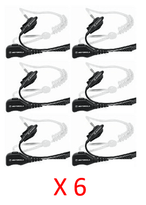Bundle - Motorola 2-Wire Earpiece with clear acoustic tube (Black) - PMLN6530A_Radio-Shop UK