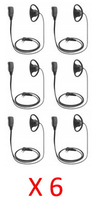 Bundle - Value Audio D-Shell Earphone for use with Motorola - VADSDP1_Radio-Shop UK