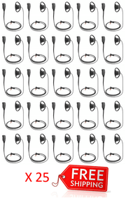 Bundle - Value Audio D-Shell Earphone for use with Motorola - VADSSL_Radio-Shop UK
