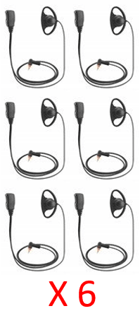 Bundle - Value Audio D-Shell Earphone for use with Motorola - VADSSL_Radio-Shop UK