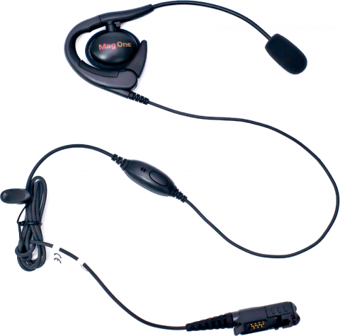 Mag One Ear Set with Boom Mic & In-line PTT/VOX switch - PMLN5732A_Radio-Shop UK