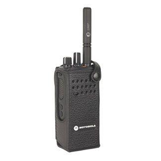 Motorola Hard Leather Carry Case with 3" Fixed Belt Loop for Non Display Radio - PMLN5839A_Radio-Shop UK