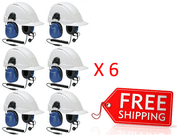 Bundle - PELTOR ATEX Heavy Duty Headset with Helmet Attachment & Boom Mic - PMLN6092A_Radio-Shop UK