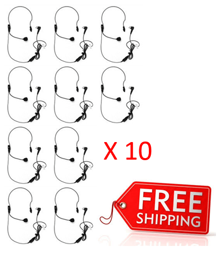 Bundle - Motorola MagOne Breeze Headset with Boom Mic & PTT - PMLN6542A_Radio-Shop UK