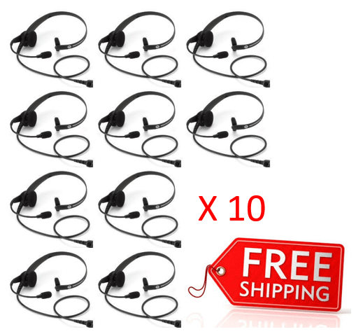 Bundle - Motorola Lightweight Headset with PTT & VOX - PMLN6635A_Radio-Shop UK