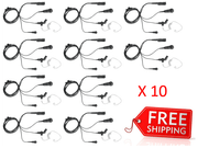 Bundle - Motorola 3 Wire Surveillance Earpiece Kits - Black - PMLN6754_Radio-Shop UK