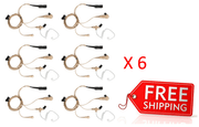 Bundle - Motorola 3 Wire Surveillance Earpiece Kits - Beige - PMLN6755_Radio-Shop UK