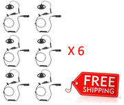Bundle - Motorola Adjustable D-style Earpiece with in-line Microphone (Black) - PMLN6757_Radio-Shop UK