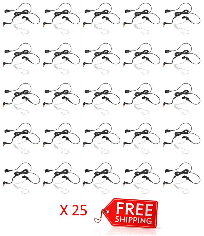 Bundle - Motorola 2-Wire Earpiece with clear acoustic tube - PMLN7157A_Radio-Shop UK