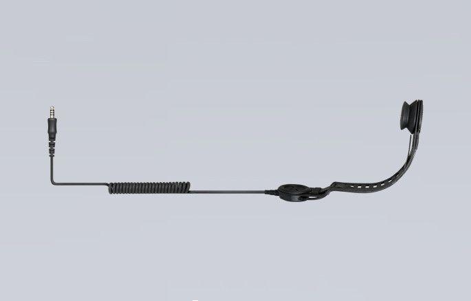 ATEX Bone Microphone Headset above PTT part - POA34-Ex_Radio-Shop UK
