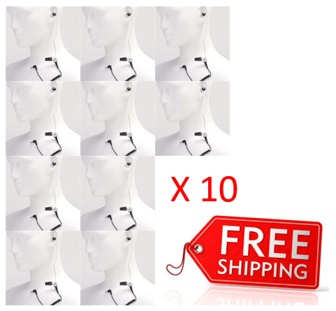 Bundle - Motorola Receive only Earpiece with Translucent Tube & Eartip, UL/TIA 4950 - RLN4941A_Radio-Shop UK