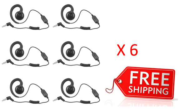 Bundle - Motorola Swivel Earpiece Multipack - RLN6550A_Radio-Shop UK