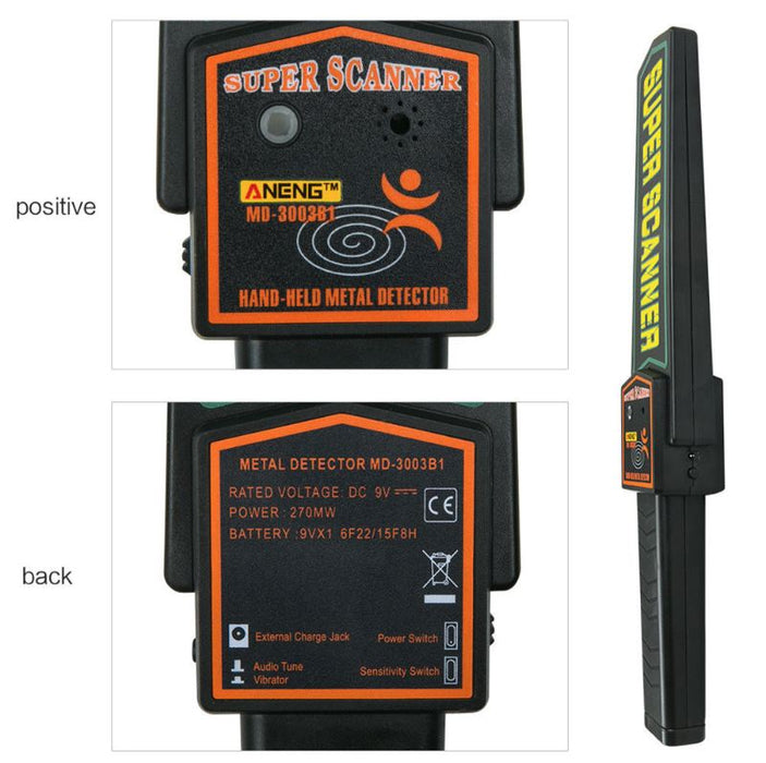 Portable Handheld Security Metal Detector_Radio-Shop UK