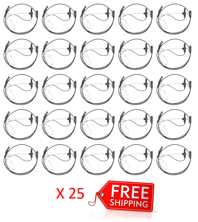 Bundle - Value Audio Acoustic Tube Earphone for use with Motorola - VAATDP2/3441_Radio-Shop UK
